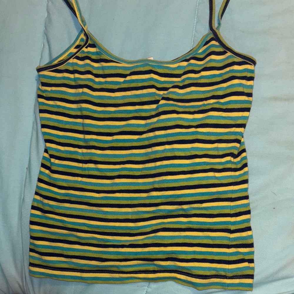 Vintage Catherine Malandrino for the Limited Striped Multicolor Women's Tank Top